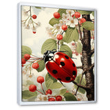 Cherry Lively Ladybug - Ladybug Home Decor Art