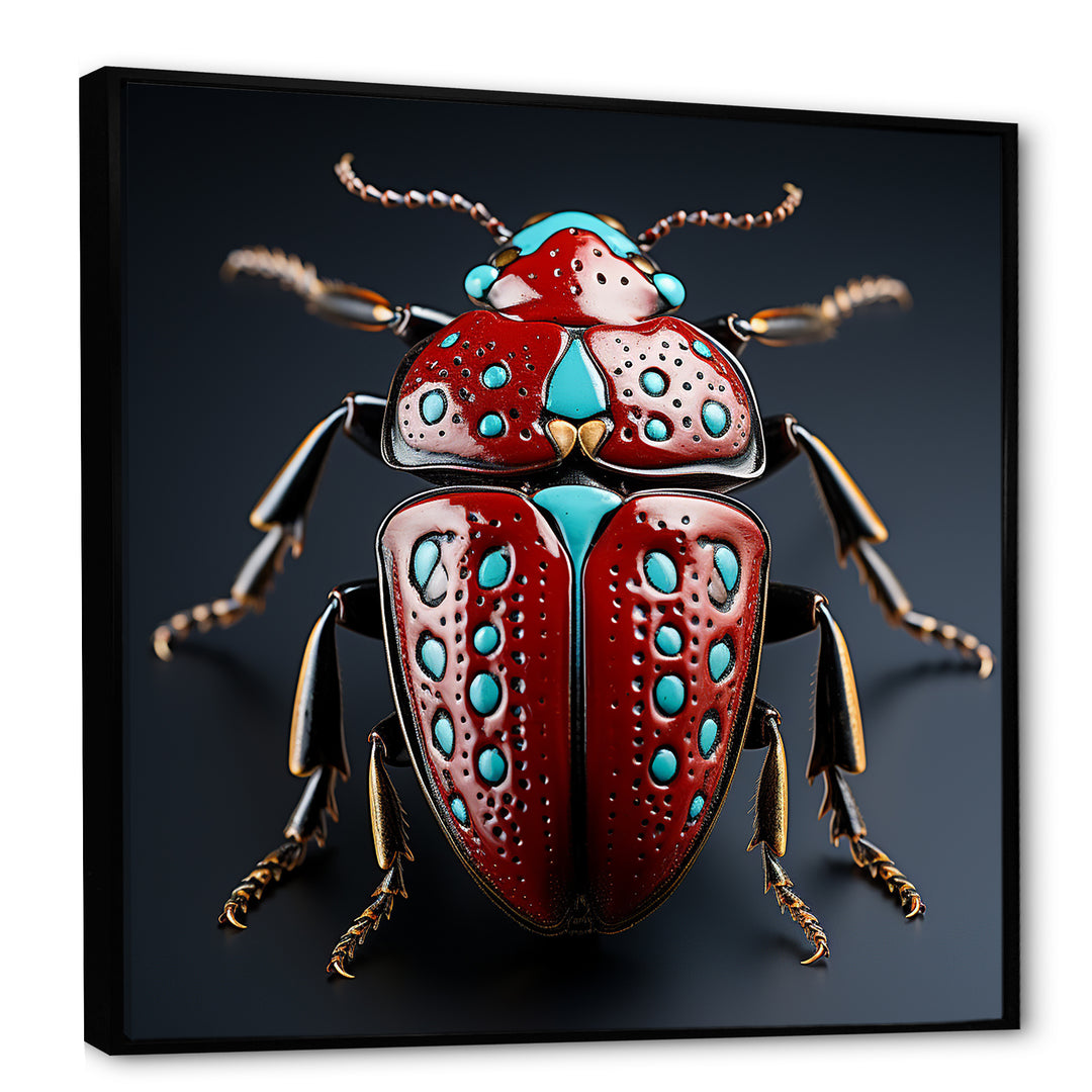 Mysterious Beetle Lullaby - Insects &amp; Bugs Canvas Wall Art