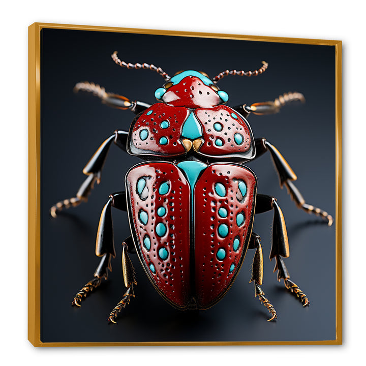 Mysterious Beetle Lullaby - Insects &amp; Bugs Canvas Wall Art