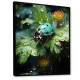 Emerald Ladybug Garden Domain - Green Ladybug Wall Art