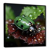 Enchanted Ladybug Forest - Ladybug Framed Canvas Art