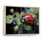 Rainy Ladybugs Lullaby - Ladybug Home Decor Art