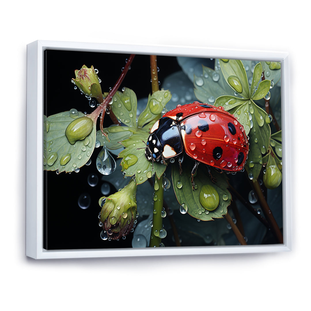 Rainy Ladybugs Lullaby - Ladybug Home Decor Art