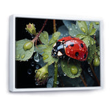Rainy Ladybugs Lullaby - Ladybug Home Decor Art