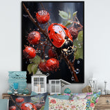 Ethereal Lady Bug Encounter - Ladybug Bedroom Wall Art