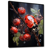 Ethereal Lady Bug Encounter - Ladybug Bedroom Wall Art