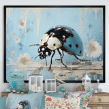 Garden Serenity Ladybug - Ladybug Canvas Wall Art