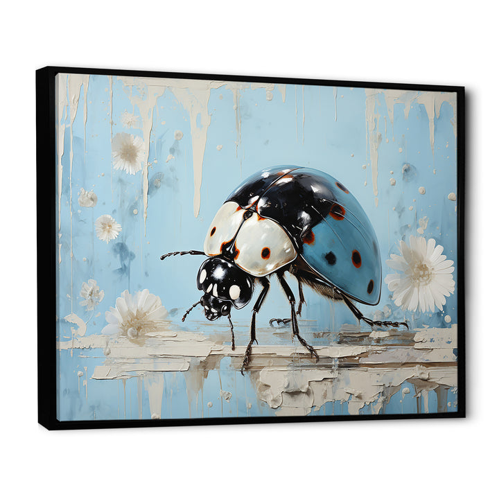 Garden Serenity Ladybug - Ladybug Canvas Wall Art