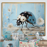 Garden Serenity Ladybug - Ladybug Canvas Wall Art