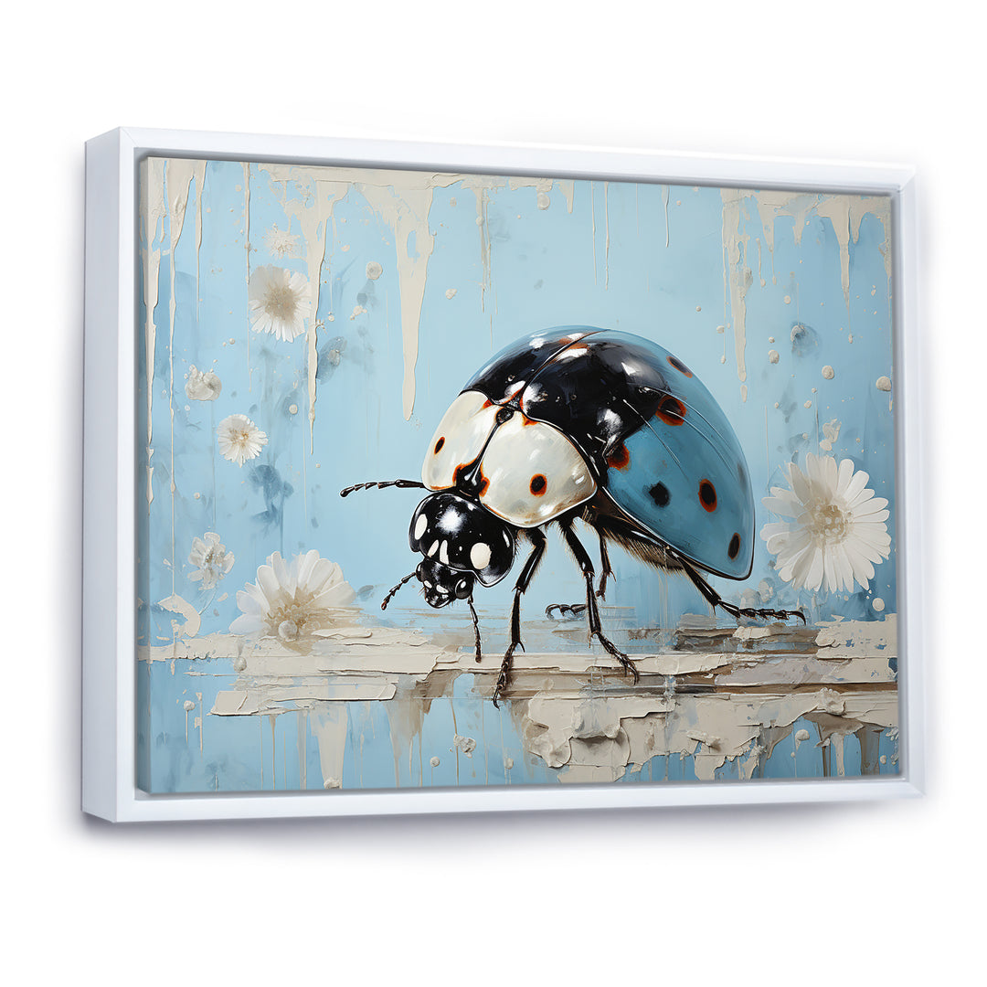 Garden Serenity Ladybug - Ladybug Canvas Wall Art