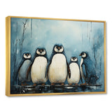 Minimalism Penguins Parade - Penguin Wall Decor