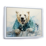 Polar Bears Snowy Portrait - Bear Wall Art Prints