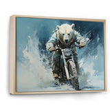 Polar Bears Snowy Ride - Bear Wall Art Prints