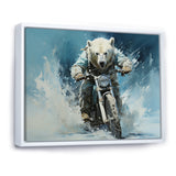 Polar Bears Snowy Ride - Bear Wall Art Prints