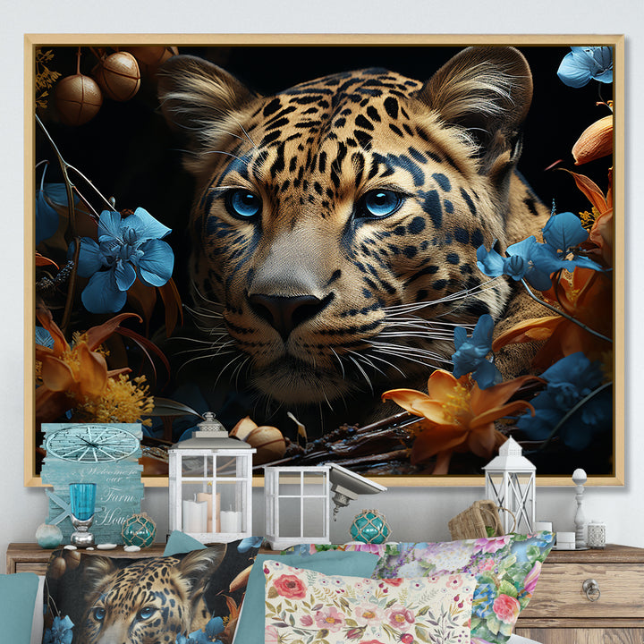Leopard Elusive Hunter Portrait - Leopard Home Decor Art