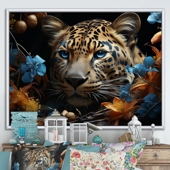 Leopard Elusive Hunter Portrait - Leopard Home Decor Art