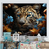 Leopard Elusive Hunter Portrait - Leopard Home Decor Art