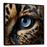 Blue Eyes Of The Jungle - Leopard Canvas Wall Art