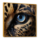 Blue Eyes Of The Jungle - Leopard Canvas Wall Art