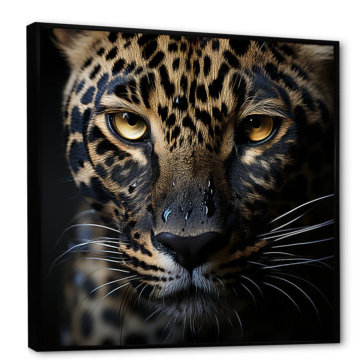 Leopards Graceful Contours - Leopard Canvas Wall Art