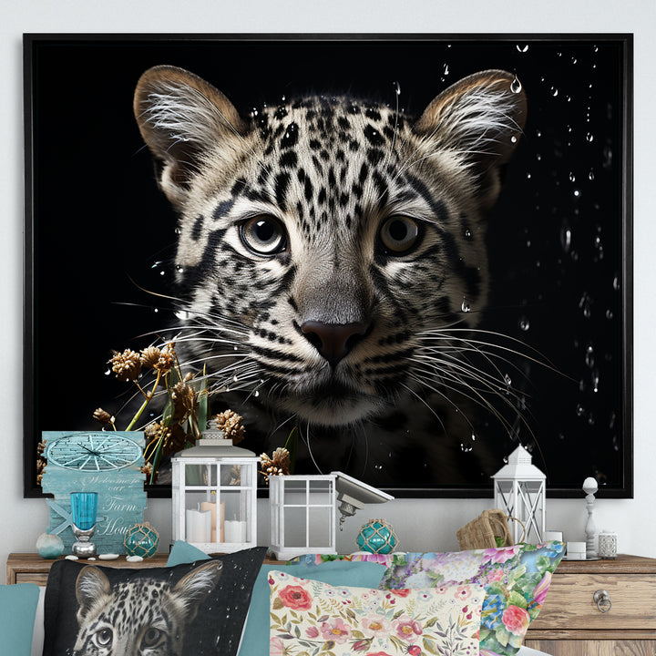 Majestic Leopard Night Watcher - Leopard Wall Decor