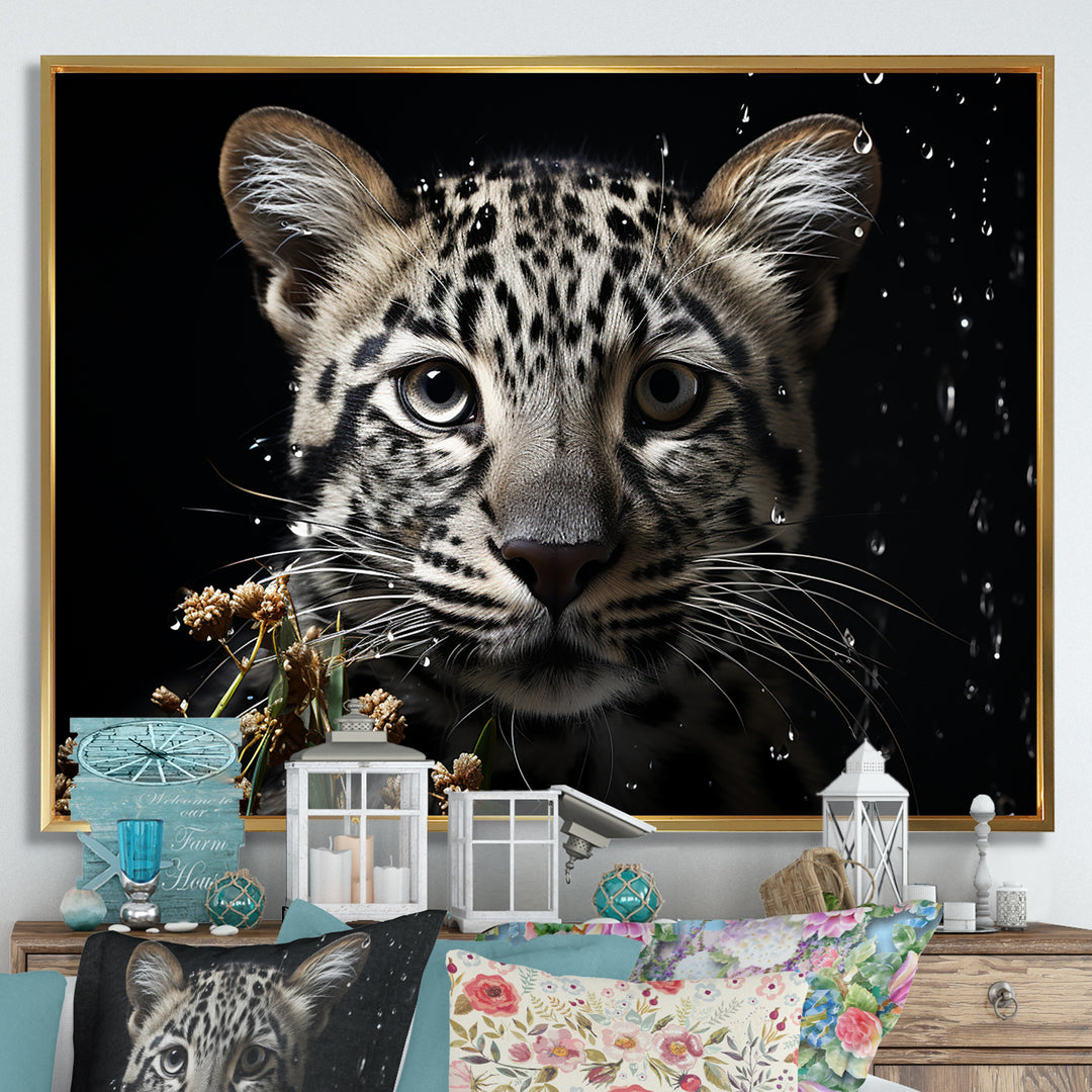 Majestic Leopard Night Watcher - Leopard Wall Decor