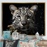 Majestic Leopard Night Watcher - Leopard Wall Decor