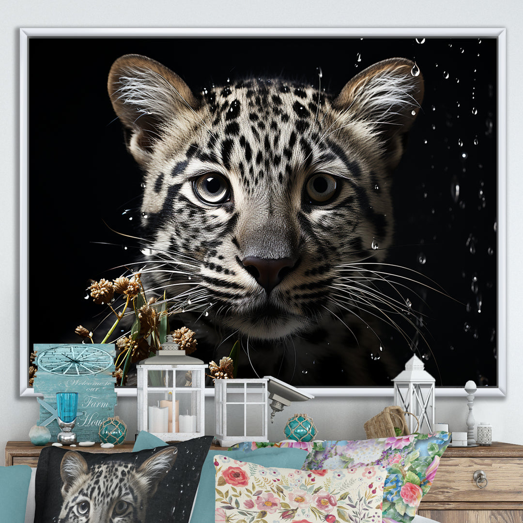 Majestic Leopard Night Watcher - Leopard Wall Decor