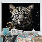 Majestic Leopard Night Watcher - Leopard Wall Decor