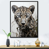 Monochrome Intrigue Leopard Royalty - Leopard Wall Art Prints