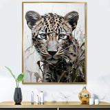 Monochrome Intrigue Leopard Royalty - Leopard Wall Art Prints