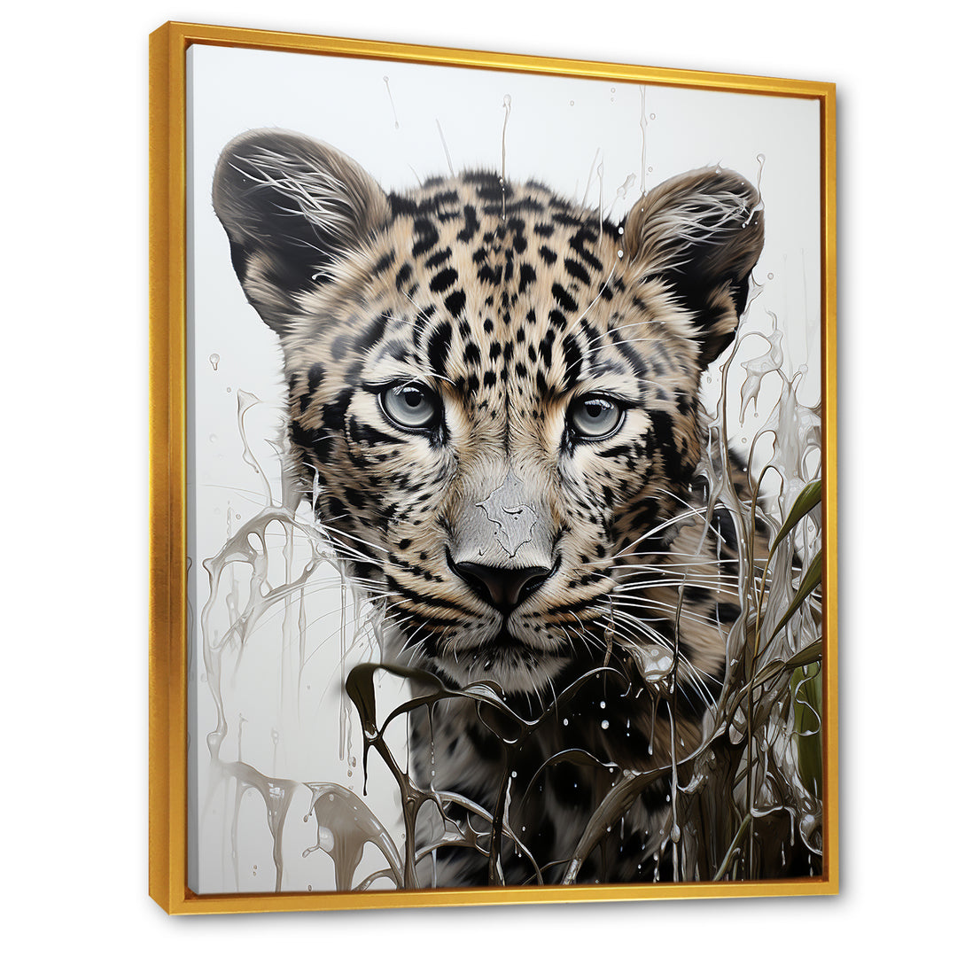 Monochrome Intrigue Leopard Royalty - Leopard Wall Art Prints