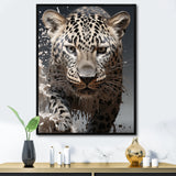 Leopard Mysterious Hunter - Leopard Living Room Wall Art