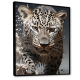 Leopard Mysterious Hunter - Leopard Living Room Wall Art