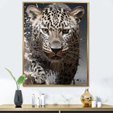 Leopard Mysterious Hunter - Leopard Living Room Wall Art