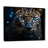 Leopard Nocturnal Sovereign Nighttime Blues - Leopard Wall Decor