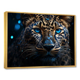 Leopard Nocturnal Sovereign Nighttime Blues - Leopard Wall Decor