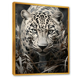 Graceful Leopard Predators In The Wild - Gray Leopard Wall Art