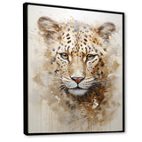 Cheetah S Stare Dominance - Leopard Canvas Wall Art
