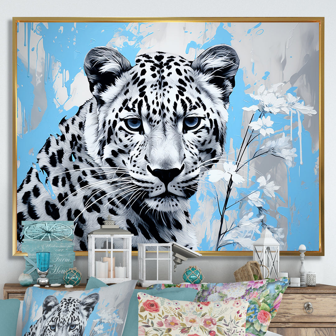 Cheetah S Stealth Elegance - Leopard Wall Decor