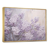 Blooming Lilac Melody I - Floral Canvas Wall Art