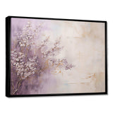 Blooming Lilac Melody II - Floral Canvas Wall Art