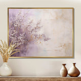 Blooming Lilac Melody II - Floral Canvas Wall Art