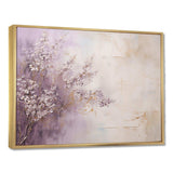 Blooming Lilac Melody II - Floral Canvas Wall Art