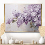 Beautiful Lilac Dreamscape - Floral Canvas Wall Art