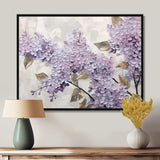 Beautiful Lilac Dreamscape I - Floral Canvas Wall Art