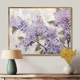 Beautiful Lilac Dreamscape I - Floral Canvas Wall Art