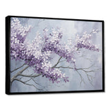 Beautiful Lilac Dreamscape IV - Floral Canvas Wall Art