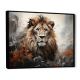 Elemental Lion Harmony - Lion Large Canvas Wall Art