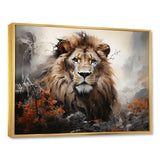 Elemental Lion Harmony - Lion Large Canvas Wall Art